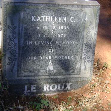 ROUX Kathleen C., le 1908-1976