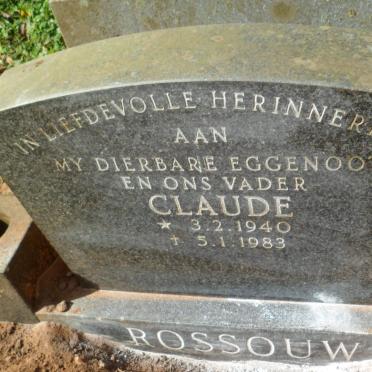 ROSSOUW Claude 1940-1983