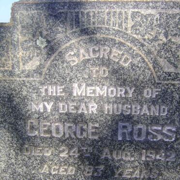 ROSS George -1942 &amp; Jane -1944 :: ROSS Gordon -1917 :: ROSS Douglas -1929