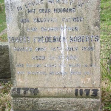 ROBERTS Ernest Frederick -1956 &amp; Regina Catrina -1976