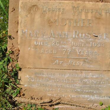 ROSEVEAR Phillip James -1952 &amp; Mary Ann -1934