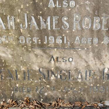 ROBERTSON John Duncan -1940 &amp; Sarah James -1961 :: ROBERTSON Ian Campbell -1933 :: GIBBS Natalie Sinclair -1991