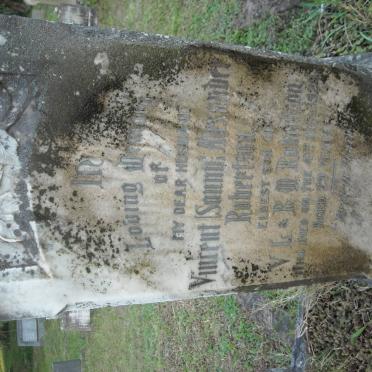 ROBERTSON Vincent Sonnil Alexander -1929