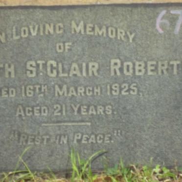 ROBERTS Kenneth St. Clair -1925 