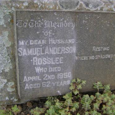 ROSSLEE Samuel Anderson -1950