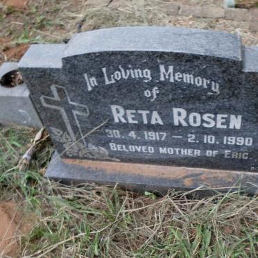 ROSEN Reta 1917-1990