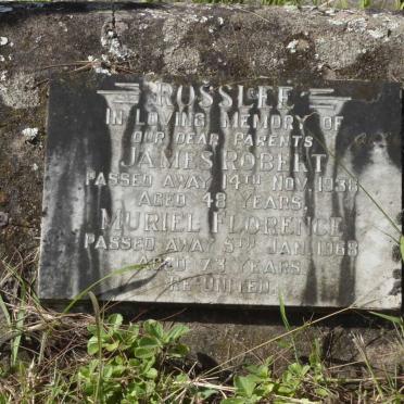 ROSSLEE James Robert -1938 &amp; Muriel Florence -1968