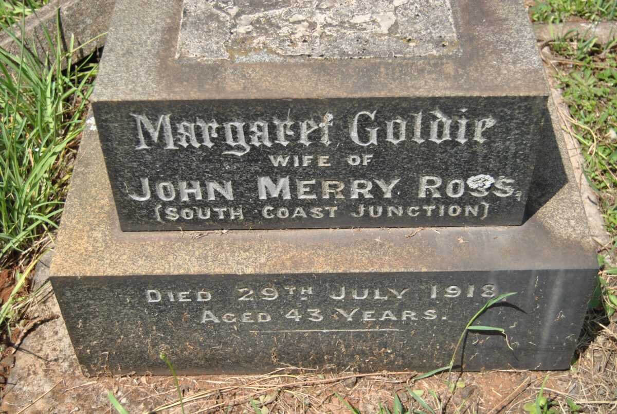 ROSS Margaret Goldie -1918