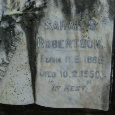 ROBERTSON Sarah S. 1888-1950