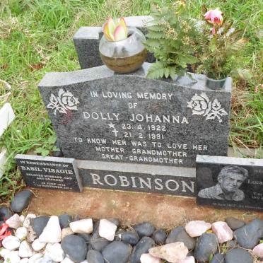 ROBINSON Dolly Johanna 1922-1991 :: VISAGIE Basil 1946-2014 :: ROBINSON Lucas 1952-2009