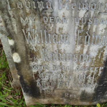 ROBINSON William Edwin -1941