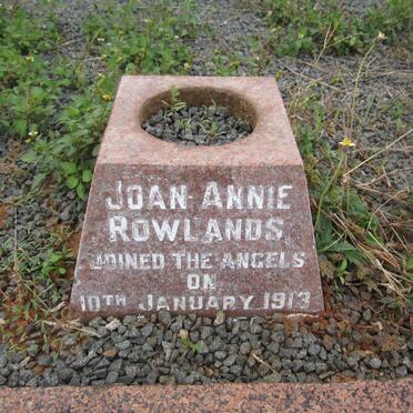 ROWLANDS Joan Annie -1913