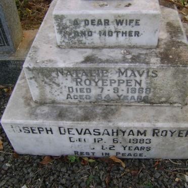 ROYEPPEN Natalie Mavis -1968 :: ROYEPPEN Joseph Devasahyam -1983