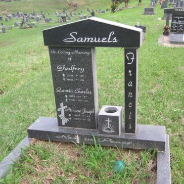 SAMUELS Godfrey 1909-1974 :: SAMUELS Attmore Joseph 1938-2005 :: SAMUELS Quintin Charles 1983-2004