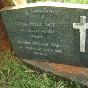 SAGE Norman Charles -1982 &amp; Stella Myrtle -1963
