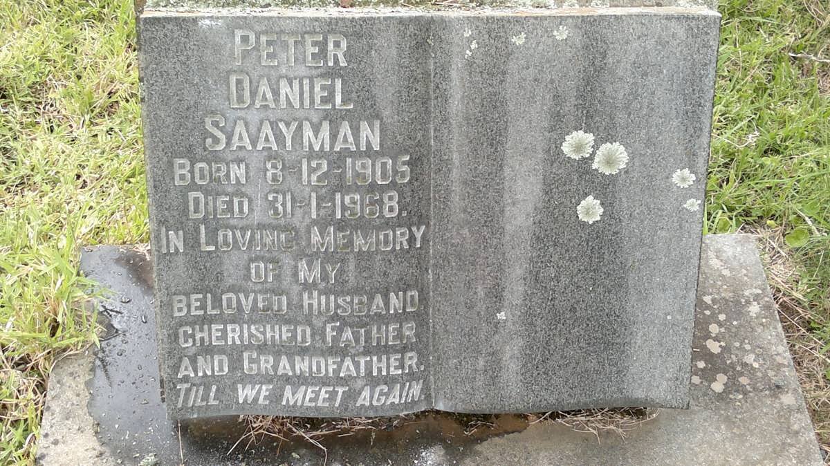 SAAYMAN Peter Daniel 1905-1968