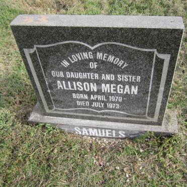 SAMUELS Allison Megan 1970-1973