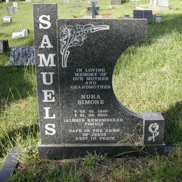 SAMUELS Nura Somone 1939-2001
