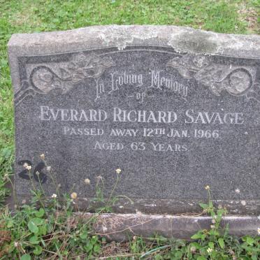 SAVAGE Everard Richard -1966