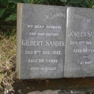 SANDER Gilbert -1962 &amp; Doreen -1942