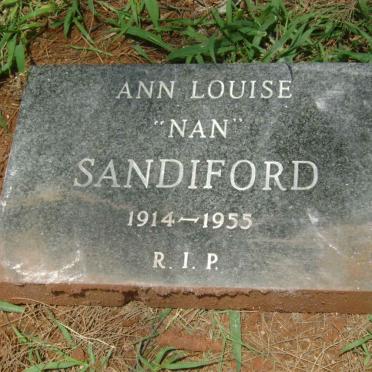 SANDIFORD Ann Louise 1914-1955