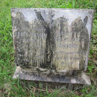 SANDER Frank William -1931 &amp; Lisetta Wilhelmina -1959