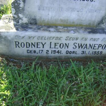 SWANEPOEL Hermanus Wilhelm 1885-1953 :: SWANEPOEL Rodney Leon 1941-1959