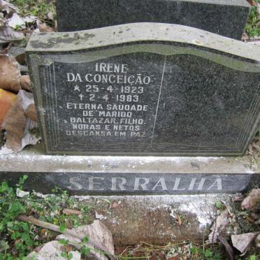 SERRALHA Irene Da Conceicao 1923-1983