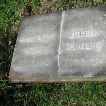 SOL Kathleen Sophia formerly MULLER 1905-1974