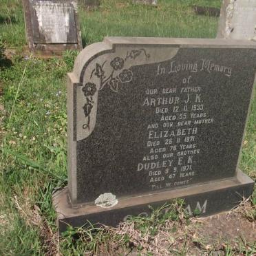 SOUTHAM Arthur J.K. -1933 &amp; Elizabeth -1971 :: SOUTHAM Dudley E.K. -1971