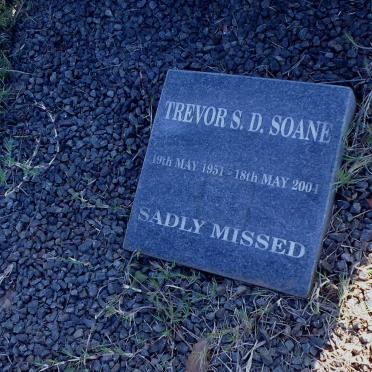 SOANE Trevor S.D. 1951-2004