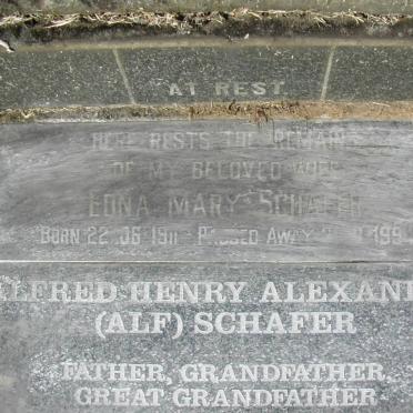 SCHAFER Alfred Henry Alexander &amp; Edna Mary 1911-1994