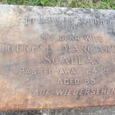 SCALLAN Therese Margarethe -1957