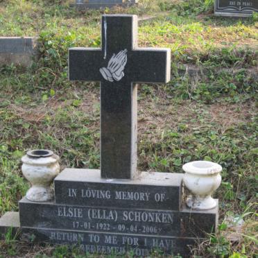 SCHONKEN Elsie 1922-2006