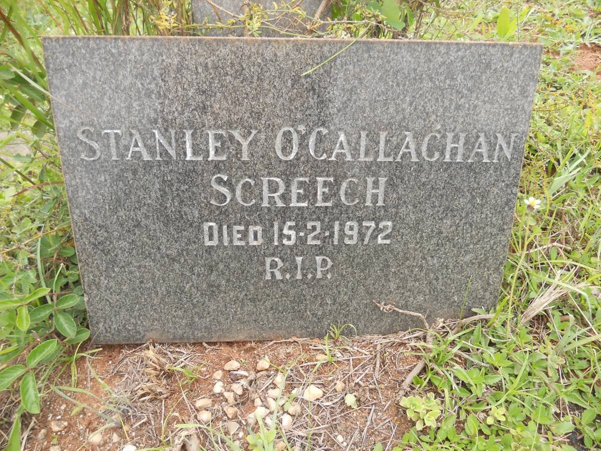 SCREECH Stanley O'Callaghan -1972
