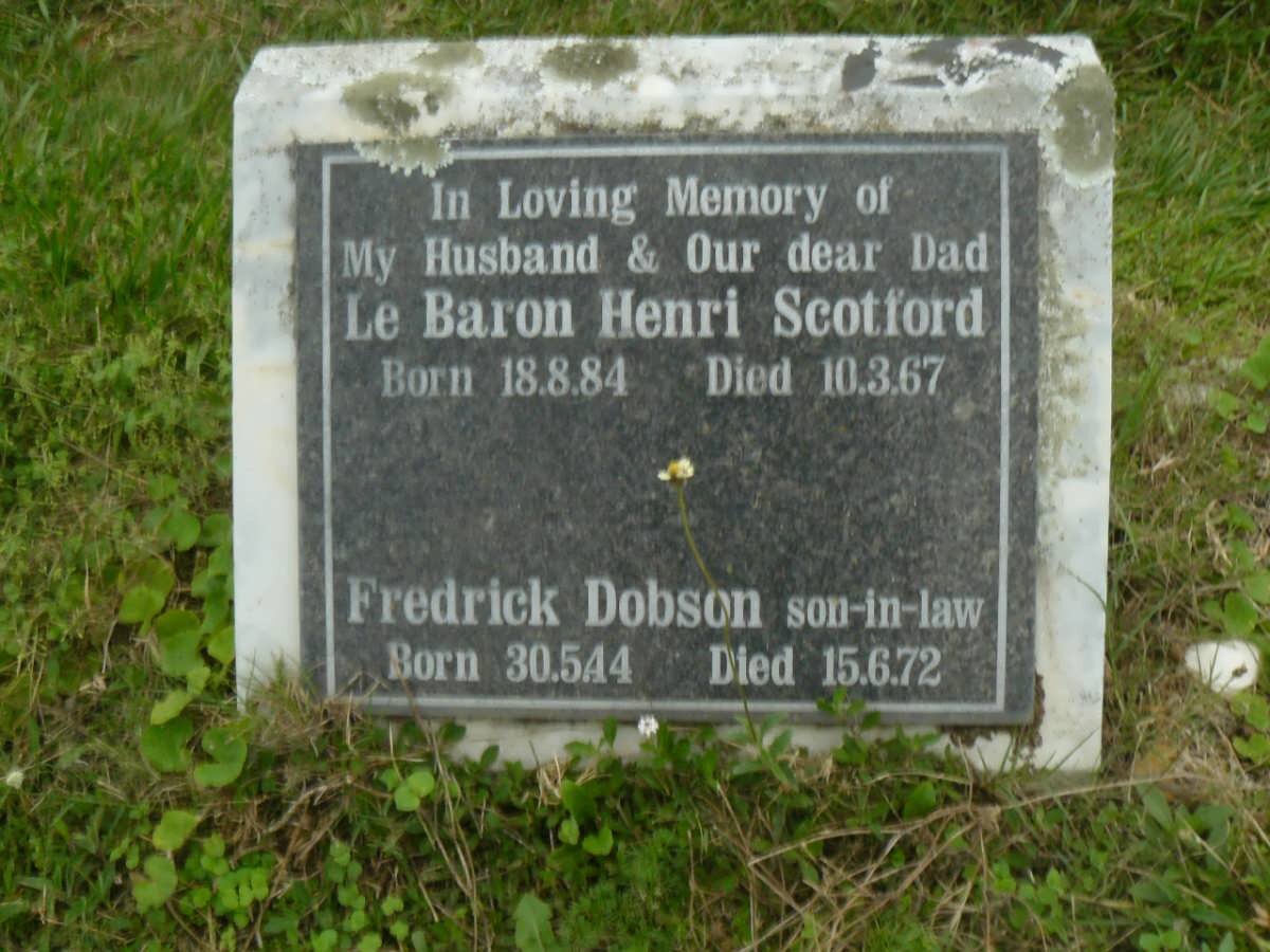 SCOTFORD Henri 1884-1967 :: DOBSON Fredrick 1944-1972