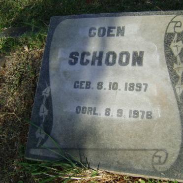 SCHOON Coen 1897-1978