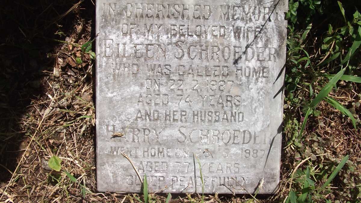 SCHROEDER Harry -1987 &amp; Eileen -1987