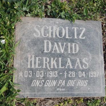 SCHOLTZ David Herklaas 1913-1997 :: BESTER Hester Dorothea Susan 1941-1973