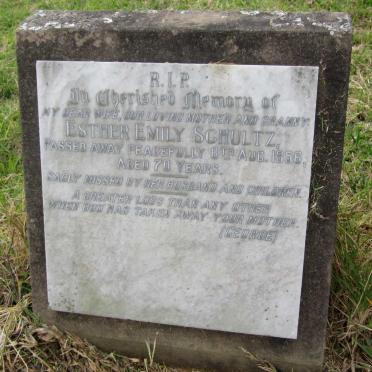 SCHULTZ Esther Emily -1956