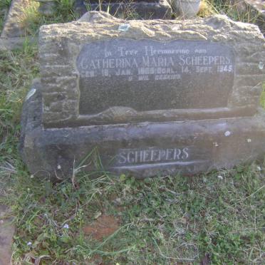 SCHEEPERS Catherina Maria 1909-1945