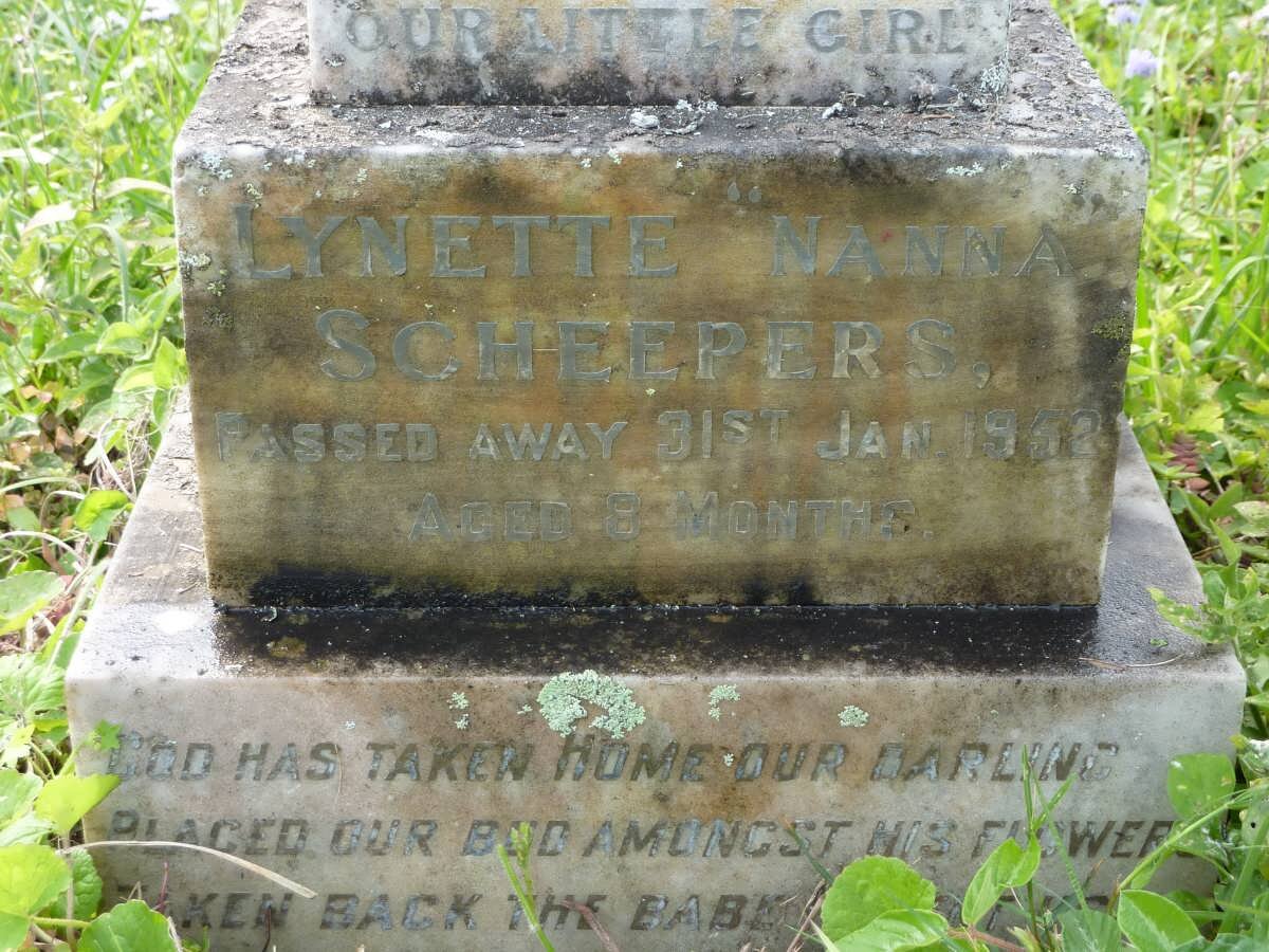 SCHEEPERS Lynette Nanna -1952