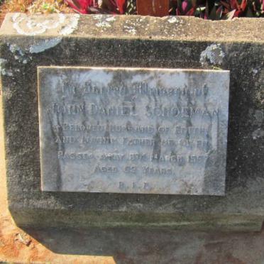 SCHOEMAN John Daniel -1957