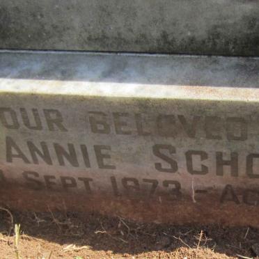 SCHOU Victor Edward -1949 &amp; Annie -1973