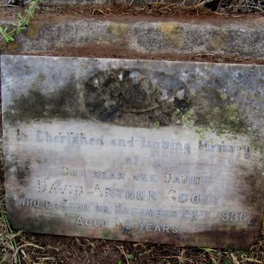 SCOTT David Arthur -1930 