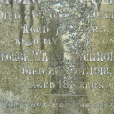 SCHROEDER George Walter -1918