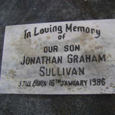 SULLIVAN Jonathan Graham 1986-1986