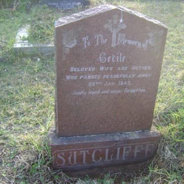 SUTCLIFFE Getile -1948