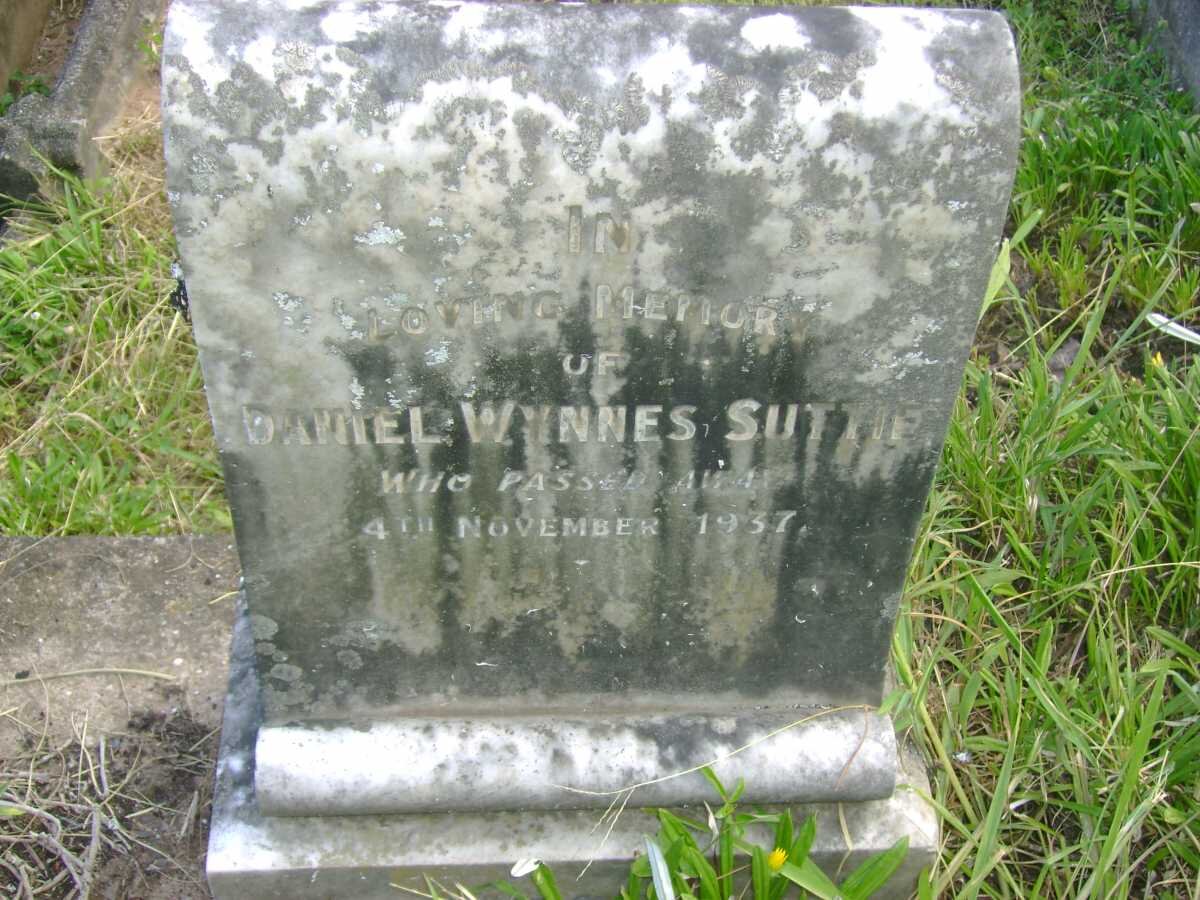 SUTTIE Daniel Wynnes -1937