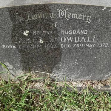 SNOWBALL James 1902-1973